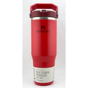 STANLEY The IceFlow™ Flip Straw Tumbler | 30 OZ | CHILI RED